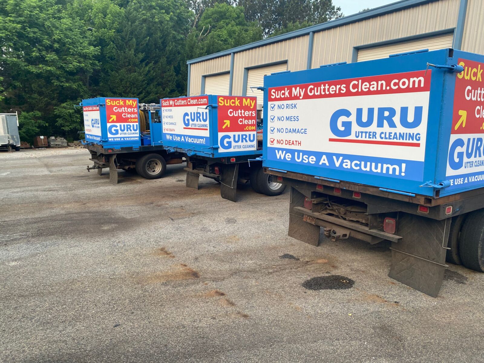 Guru Gutter Cleaning — gutters, at work